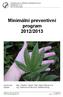 Minimální preventivní program 2012/2013