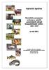 Výroční zpráva. Národního programu ochrany a využití genetických zdrojů hospodářských zvířat, ryb a včel. za rok 2002