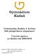 Gymnázium, Kadaň, 5. května 620, příspěvková organizace. Výroční zpráva za školní rok 2009/2010