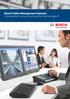 Bosch Video Management System Zabezpečení budoucnosti pomocí technologie IP