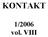 KONTAKT. 1/2006 vol. VIII