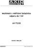 Multimetr s měřičem izolačního odporu do 1 kv AX-TI220 NÁVOD K OBSLUZE