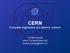 CERN Evropská organizace pro jaderný výzkum. Tomáš Kubeš www.tomaskubes.net tomas.kubes@cern.ch