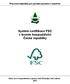Pracovní metodika pro privátní poradce v lesnictví. Systém certifikace FSC v lesním hospodářství České republiky