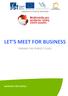 LET S MEET FOR BUSINESS