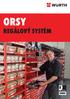 ORSY REGÁLOVÝ SYSTÉM KATALOG ORSY 2