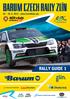 28. - 30. 8. 2015 www.czechrally.com RALLY GUIDE 1