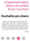 5 týdenních lekcí, které vám změní život v kuchyni$ Kuchařka pro dceru$