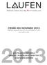 CENÍK ISH NOVINEK 2013 Doporučené maloobchodní brutto ceny v Kč bez DPH platné do 31.3.2014 (vyjma Kartell by Laufen)