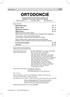 ORTODONCIE časopis České ortodontické společnosti Published by the Czech Orthodontic Society Ročník (Volume): 13 Rok (Year): 2004 Číslo (Number): 4