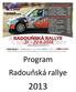 Program Radouňská rallye