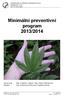 Minimální preventivní program 2013/2014