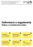 Informace a argumenty