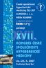 XVII. KONGRES ČESKÉ SPOLEČNOSTI HYPERBARICKÉ MEDICÍNY 24. 25. 5. 2007. Česká společnost hyperbarické medicíny ČLS JEP ALMEDEA s r. o.