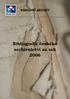 NÁRODNÍ ARCHIV. Bibliografie českého archivnictví za rok 2006