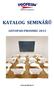 KATALOG SEMINÁŘŮ LISTOPAD-PROSINEC