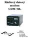 Rádiový datový modem CDM 70L