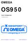 OMEGA OS950. Ruční infrateploměr. uživatelská příručka