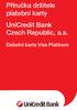 Příručka držitele platební karty UniCredit Bank Czech Republic, a.s.