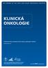 klinická onkologie Prekancerózy a prekancerózní stavy vybraných nádorů Šachlová M et al ročník 26 2013 Supplementum