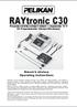 RAYtronic C30. Programovatelný nabíječ/vybíječ s napájením 12 V DC Programmable Charger/Discharger. Návod k obsluze Operating Instructions
