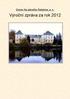 Domov Na zámečku Rokytnice, p. o. Výroční zpráva za rok 2012