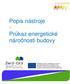 Popis nástroje - Průkaz energetické náročnosti budovy