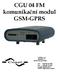 CGU 04 FM komunikační modul GSM-GPRS