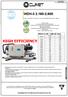 A CLASS B CLASS HIGH EFFICIENCY WDH-3 2.160-2.600. WDH-3 2.160-2.600 (R-134a) HYDRONIC 2.160-2.600