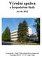 Výroční zpráva o hospodaření školy za rok 2012