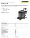 Kompaktní podlahové mycí stroje s odsáváním BR 40/25 C Ep. Vybavení: Válcové kartáče Konstrukce nádrž v nádrži Síťový provoz.