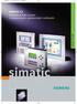 SIMATIC C7 Kompaktní řídicí systém s integrovaným operátorským rozhraním