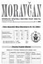 Informaãní zpravodaj Obecního úfiadu Morávka www.moravka.info V Morávce 18. února 2005 ã. 2/2005. Stav obyvatel Obce Morávka k 31. 12.