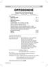 ORTODONCIE časopis České ortodontické společnosti Published by the Czech Orthodontic Society Ročník (Volume): 13 Rok (Year): 2004 Číslo (Number): 2