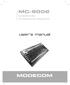 MC-9002 MODECOM. user s manual MODECOM. professional keyboard