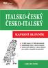 ITALSKO-ČESKÝ ČESKO-ITALSKÝ KAPESNÍ SLOVNÍK