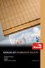 KATALOG 2011 BAMBUSOVÉ ROLETKY. - technické informace - zaměření - montáž - ceníky hotových výrobků. www.kasko-vs.cz