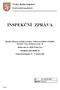 INSPEKČNÍ ZPRÁVA. Střední odborné učiliště stavební, Odborné učiliště a Učiliště, Karlovy Vary, Sabinovo nám. 16