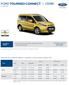 FORD TOURNEO CONNECT I CENÍK 5-7místný vůz