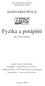 Univerzita Hradec Králové Pedagogická fakulta SEMINÁRNÍ PRÁCE. Fyzika a potápní. Mgr. Michal Musílek