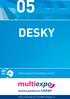 DESKY CENÍK DESKOVÝCH MATERIÁLŮ A FÓLIÍ. www.multiexpo.eu info@multiexpo.cz