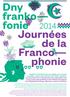 Dny franko Journées de la Franco phonie