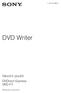 4-138-184-31(1) DVD Writer. Návod k použití DVDirect Express VRD-P1. 2008 Sony Corporation