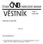 Částka 4 Ročník 2003. Vydáno dne 31. března 2003. O b s a h : ČÁST OZNAMOVACÍ