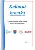 Kulturní kronika. Centra sociálních služeb Kojetín, příspěvková organizace