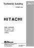 HITACHI. Technický katalog 2015. včetně cen. Splity, multisplity SET FREE - VRF Tepelná čerpadla Chillery