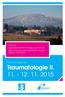 Traumatologie II. 11. - 12. 11. 2015