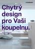 Chytrý design pro Vaši koupelnu. Inspirace Geberit