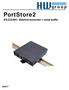 PortStore2. RS-232/485 - Ethernet konvertor + serial buffer