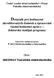 Dotazník pro hodnocení akreditovaných činností a zpracování vlastní hodnotící zprávy doktorské studijní programy